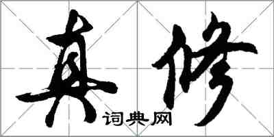 胡问遂真修行书怎么写