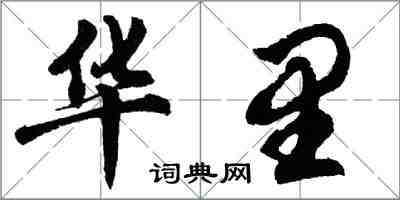 胡问遂华里行书怎么写