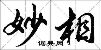 胡问遂妙相行书怎么写