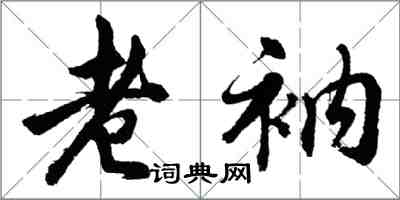 胡问遂老衲行书怎么写