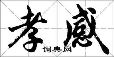 胡问遂孝感行书怎么写