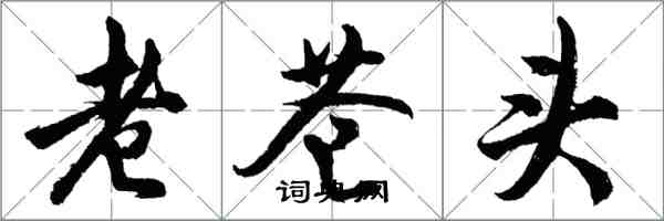 胡问遂老苍头行书怎么写