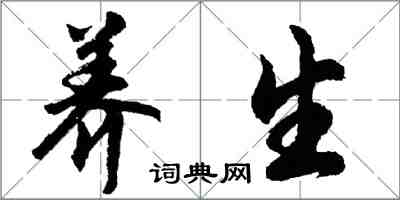 胡问遂养生行书怎么写