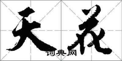 胡问遂天花行书怎么写