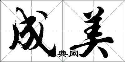 胡问遂成美行书怎么写