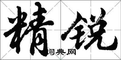 胡问遂精锐行书怎么写