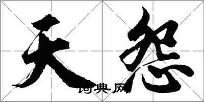 胡问遂天怨行书怎么写