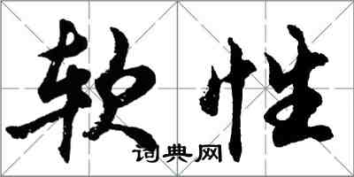 胡问遂软性行书怎么写