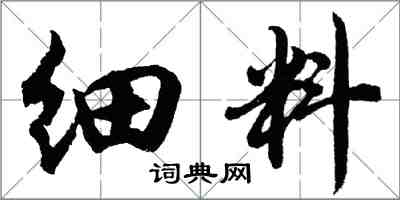 胡问遂细料行书怎么写