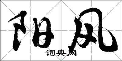 胡问遂阳风行书怎么写