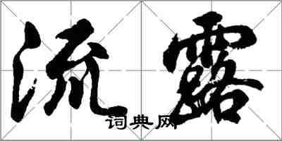 胡问遂流露行书怎么写