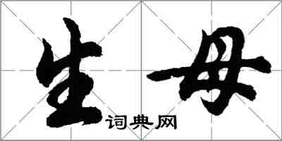 胡问遂生母行书怎么写