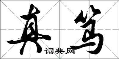 胡问遂真笃行书怎么写