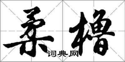 胡问遂柔橹行书怎么写