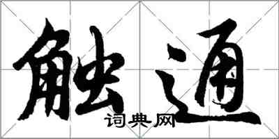 胡问遂触通行书怎么写