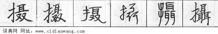 摄钢笔字典