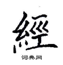 张树良写的硬笔楷书經