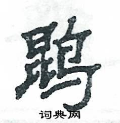 鹍怎么寫好看