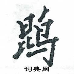 鹍怎么寫好看