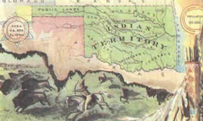 俄克拉荷马移民获得大批印第安人土地