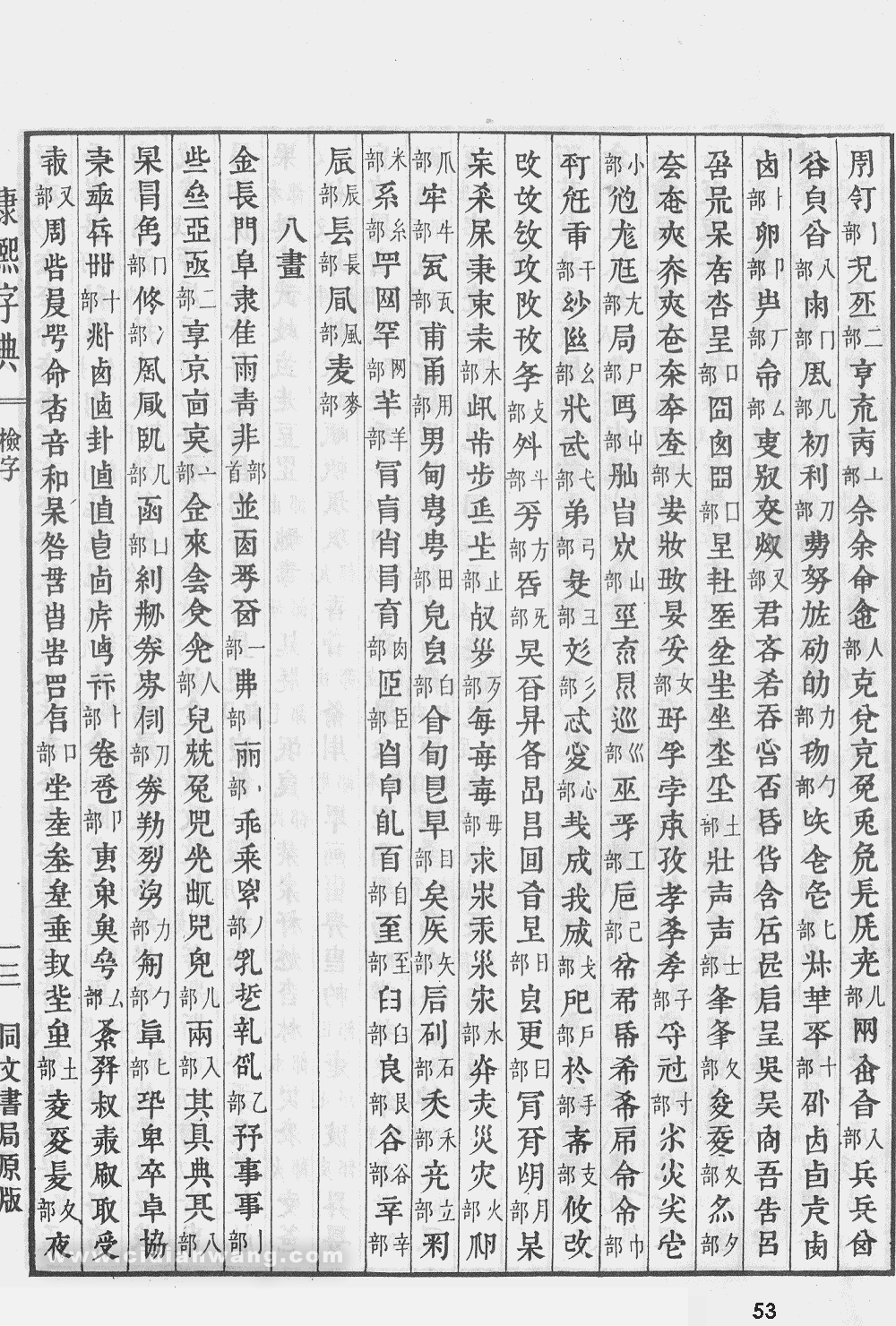 康熙字典扫描版第53页