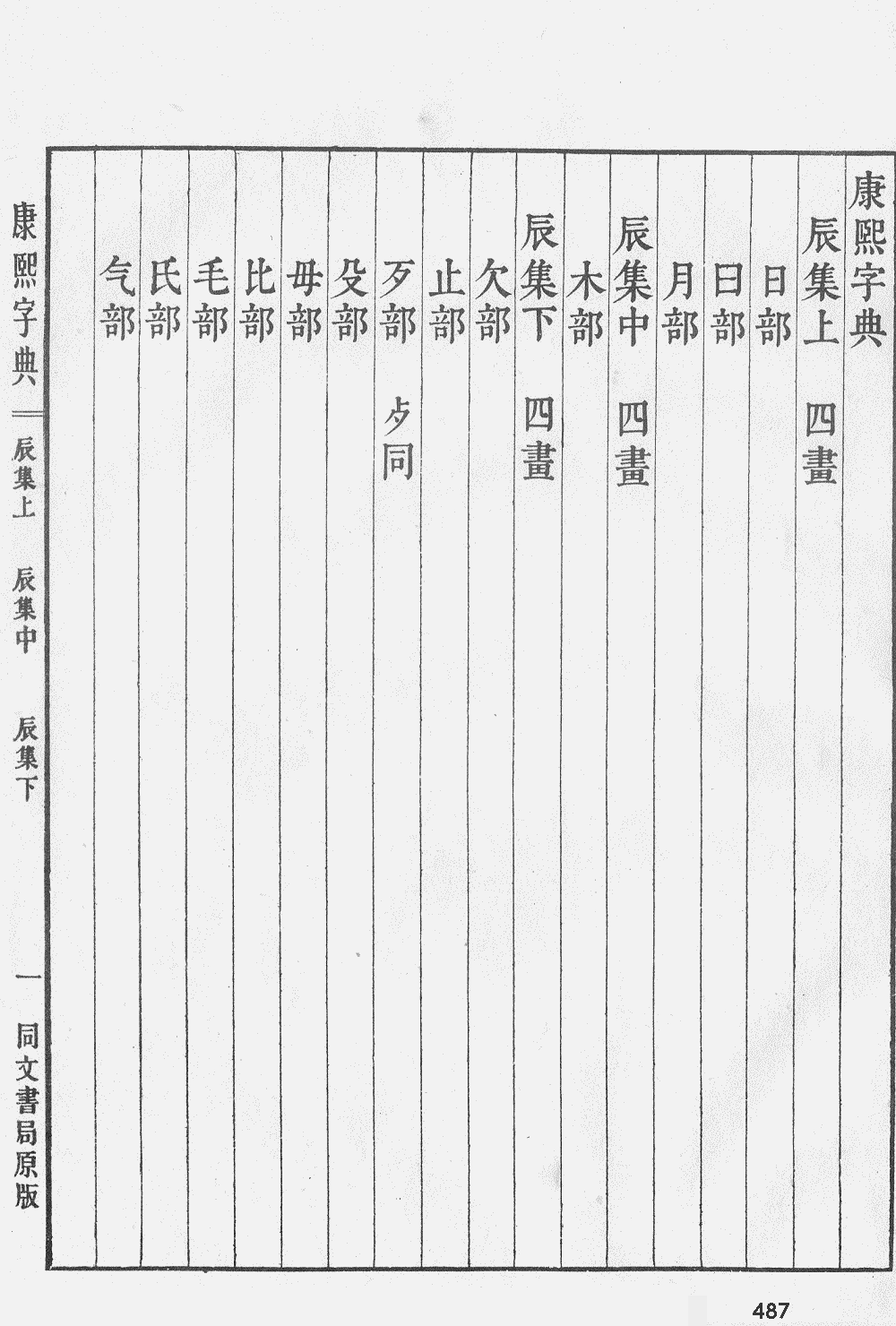 康熙字典扫描版第487页