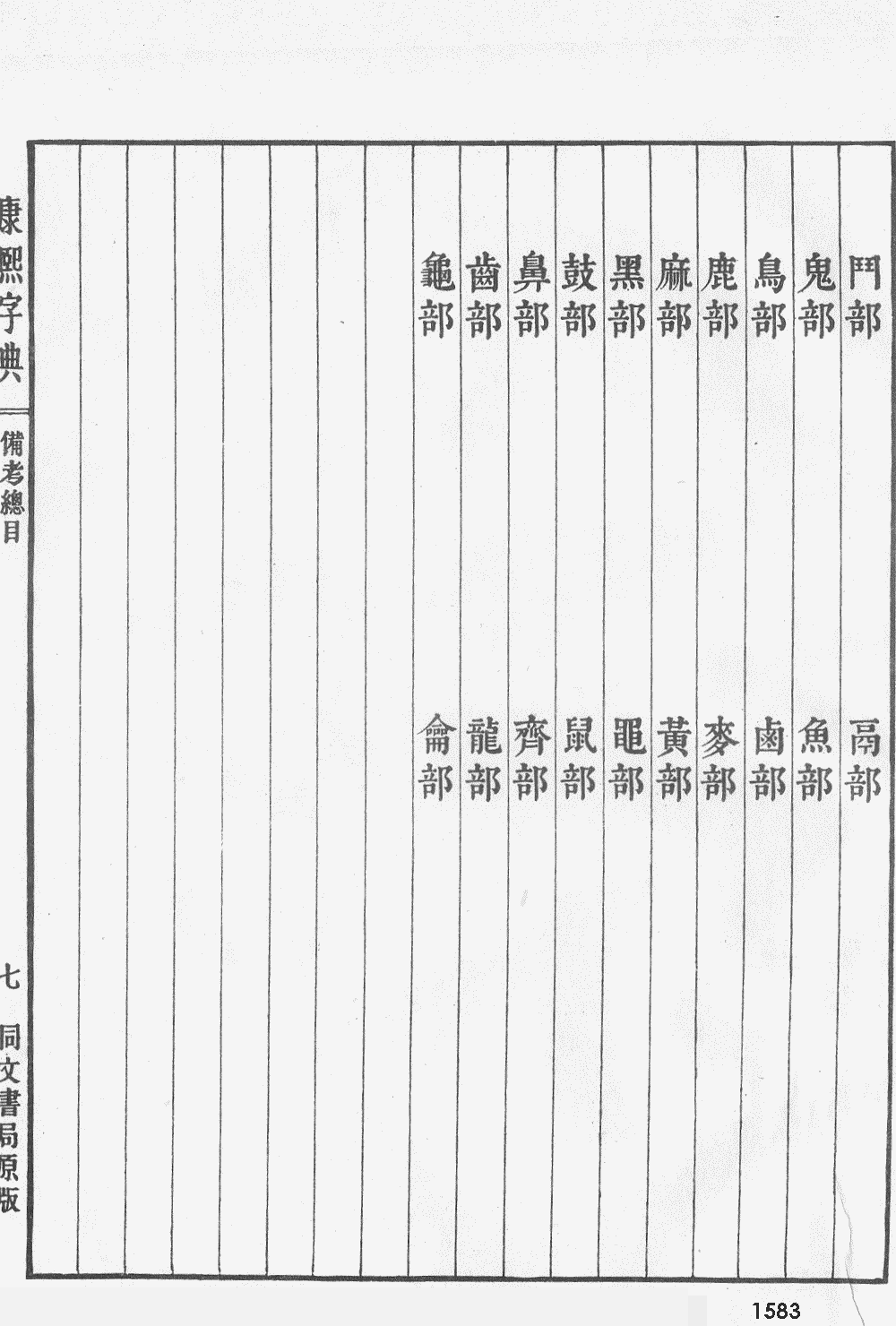 康熙字典扫描版第1583页