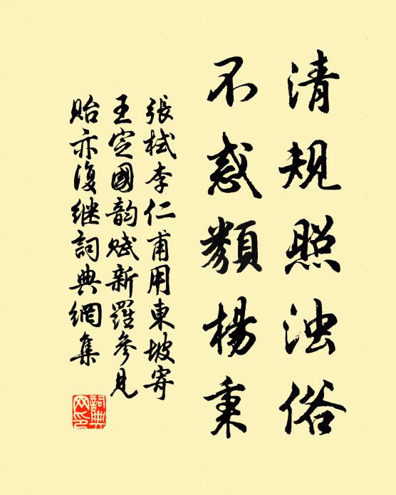 张栻清规照浊俗,不惑类杨秉书法作品欣赏