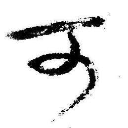 启功临苏轼诗文帖中可的写法