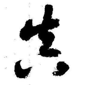 启功临苏轼诗文帖中真的写法