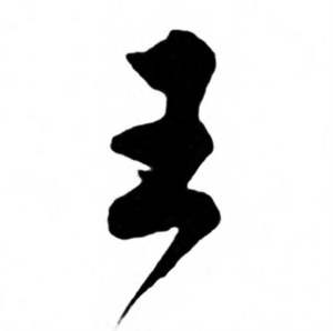 任政写的王 任政兰斋宋词行书帖中王的写法