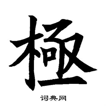 王知敬写的极 王知敬写的极