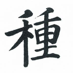 启功临明初拓玄秘塔碑中種的写法