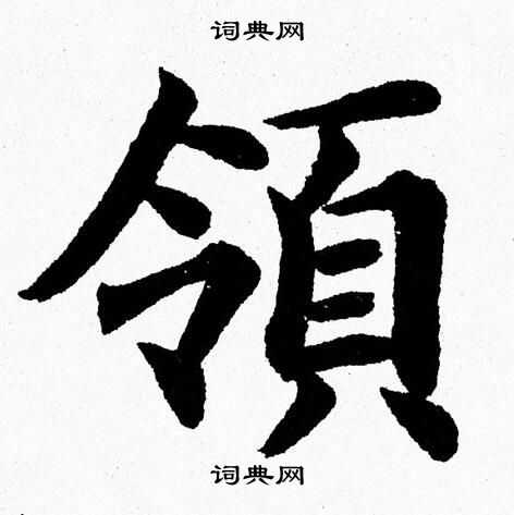 杨永健写的領 杨永健写的領