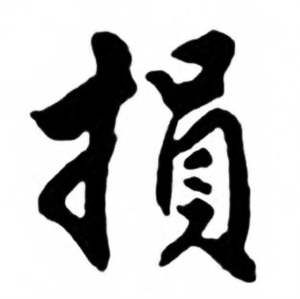 損怎么写好看,損书法图片