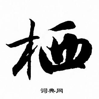 赵孟頫写的栖