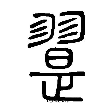 说文解字写的翨