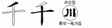 千的五筆拆字圖