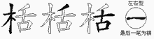 栝的五筆拆字圖