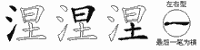 涅的五筆拆字圖
