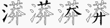 漭的五筆拆字圖